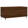 Vidaxl Mesa De Centro Madera Contrachapada Roble Marrón 90x44,5x45 Cm