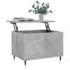 Vidaxl Mesa De Centro Madera Contrachapada Gris Hormigón 60x44,5x45 Cm