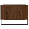 Vidaxl Mesa De Centro Madera Contrachapada Marrón Roble 60x50x36,5 Cm