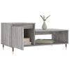 Vidaxl Mesa De Centro Madera Contrachapada Gris Sonoma 100x50x45 Cm