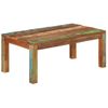 Vidaxl Mesa De Centro Madera Maciza Reciclada 100x55x40 Cm Multicolor