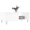 Vidaxl Mesa De Centro Madera Contrachapada Blanco 90x50x36,5 Cm