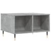 Vidaxl Mesa De Centro Madera Contrachapada Gris Hormigón 60x50x36,5 Cm