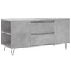 Vidaxl Mesa De Centro Madera Ingeniería Gris Hormigón 102x44,5x50 Cm