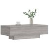 Vidaxl Mesa De Centro Madera De Ingeniería Gris Sonoma 100x49,5x31 Cm