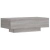 Vidaxl Mesa De Centro Madera De Ingeniería Gris Sonoma 100x49,5x31 Cm