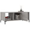 Vidaxl Mesa De Centro Madera Contrachapada Gris Sonoma 102x50x40 Cm