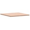 Vidaxl Tablero De Mesa Cuadrado De Madera Maciza De Haya 70x70x2,5 Cm Marrón