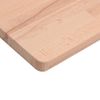 Vidaxl Tablero De Mesa Cuadrado De Madera Maciza De Haya 70x70x2,5 Cm Marrón