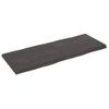 Vidaxl Tablero Mesa Madera Tratada Borde Vivo Marrón 140x50x(2-4) Cm