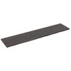 Vidaxl Tablero Mesa Madera Roble Tratada Marrón Oscuro 220x50x(2-4) Cm