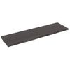 Vidaxl Tablero Mesa Madera Roble Tratada Marrón Oscuro 140x40x(2-4) Cm