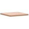 Vidaxl Tablero De Mesa Cuadrado De Madera Maciza De Haya 40x40x2,5 Cm Marrón