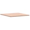 Vidaxl Tablero De Mesa Cuadrado De Madera Maciza De Haya 90x90x2,5 Cm Marrón