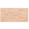 Vidaxl Tablero Rectangular De Madera Maciza De Haya 100x50x2,5 Cm Marrón