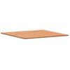 Vidaxl Tablero De Mesa Cuadrado De Madera Maciza De Haya 90x90x1,5 Cm Marrón