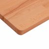 Vidaxl Tablero De Mesa Cuadrado De Madera Maciza De Haya 90x90x1,5 Cm Marrón