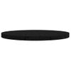 Vidaxl Tablero De Mesa Redondo Madera Maciza De Pino Negro Ø60x3 Cm