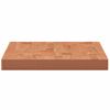 Vidaxl Tablero Rectangular De Madera Maciza De Haya 100x50x4 Cm Marrón