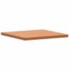 Vidaxl Tablero De Mesa Cuadrado De Madera Maciza De Haya 80x80x4 Cm Marrón