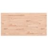 Vidaxl Tablero Rectangular De Madera Maciza De Haya 80x40x1,5 Cm Marrón