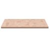 Vidaxl Tablero Rectangular De Madera Maciza De Haya 80x40x1,5 Cm Marrón