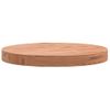 Vidaxl Tablero Redondo De Madera Maciza De Haya Ø40x4 Cm Marrón