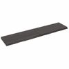 Vidaxl Tablero Mesa Madera Roble Tratada Marrón Oscuro 180x40x(2-6) Cm