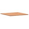 Vidaxl Tablero De Mesa Cuadrado De Madera Maciza De Haya 80x80x1,5 Cm Marrón