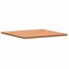 Vidaxl Tablero De Mesa Cuadrado De Madera Maciza De Haya 80x80x2,5 Cm Marrón