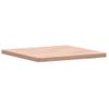 Vidaxl Tablero De Mesa Cuadrado De Madera Maciza De Haya 50x50x2,5 Cm Marrón