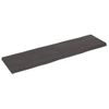 Vidaxl Tablero Mesa Madera Tratada Borde Vivo Marrón 180x50x(2-6) Cm