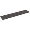 Vidaxl Tablero Mesa Madera Roble Tratada Marrón Oscuro 200x40x(2-6) Cm