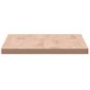 Vidaxl Tablero Rectangular De Madera Maciza De Haya 80x40x2,5 Cm Marrón