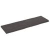 Vidaxl Tablero Mesa Madera Tratada Borde Vivo Marrón 160x50x(2-6) Cm