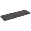 Vidaxl Tablero Mesa Madera Tratada Borde Vivo Marrón 120x40x(2-6) Cm