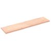 Vidaxl Tablero De Mesa Madera Maciza Borde Natural 160x40x(2-4) Cm Marrón