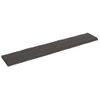 Vidaxl Tablero Mesa Madera Tratada Borde Vivo Marrón 220x40x(2-6) Cm