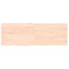 Vidaxl Tablero De Mesa Madera Maciza Borde Natural 120x40x(2-4) Cm Marrón