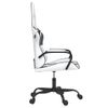 Vidaxl Silla Gaming Cuero Sintético Blanco Y Negro