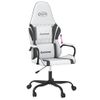 Vidaxl Silla Gaming Cuero Sintético Blanco Y Negro