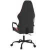 Vidaxl Silla Gaming De Masaje Cuero Sintético Negro Y Rojo