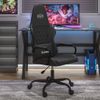 Vidaxl Silla Gaming Cuero Sintético Negro