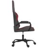 Vidaxl Silla Gaming De Masaje Cuero Sintético Negro Y Rojo Vino Tinto