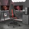 Vidaxl Silla Gaming Cuero Sintético Negro Y Rojo