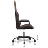 Vidaxl Silla Gaming Cuero Sintético Negro Y Naranja