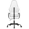 Vidaxl Silla Gaming Cuero Sintético Blanco Y Negro