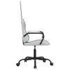 Vidaxl Silla Gaming Cuero Sintético Blanco Y Negro