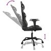 Vidaxl Silla Gaming De Masaje Cuero Sintético Negro Y Camuflaje Multicolor