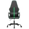 Vidaxl Silla Gaming Cuero Sintético Negro Y Verde